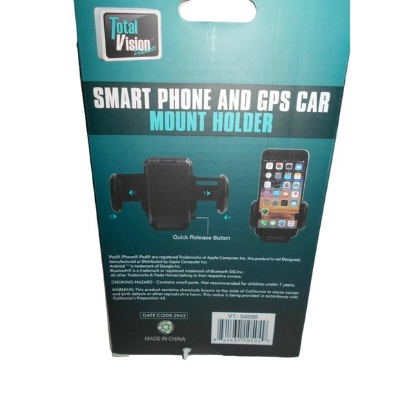 Total Vision NIB Smart Phone & GPS Car Mount Holder NEW - Picture 2 of 3